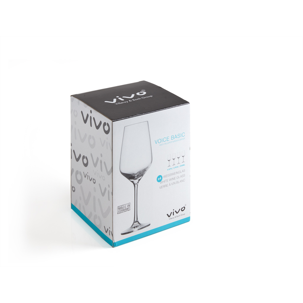 vivo - Villeroy & Boch Group Voice Basic Glas Weißweinglas Set 4tlg.