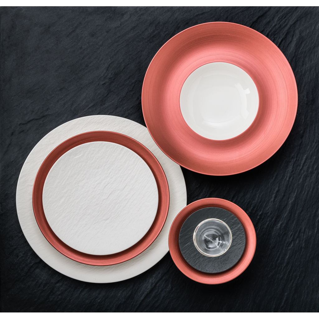 Villeroy & Boch Copper Glow Coupeteller flach 21x21x2,5cm