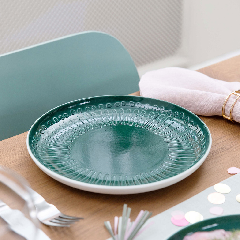 like. by Villeroy & Boch it's my match green Teller Blossom 24x3cm