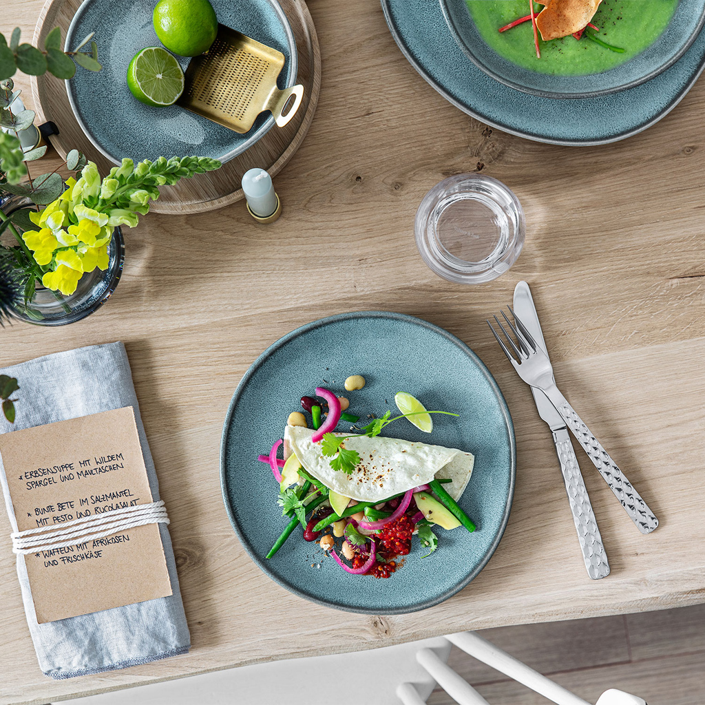 like. by Villeroy & Boch Lave glacé Schale flach klein 22x21x4,2cm