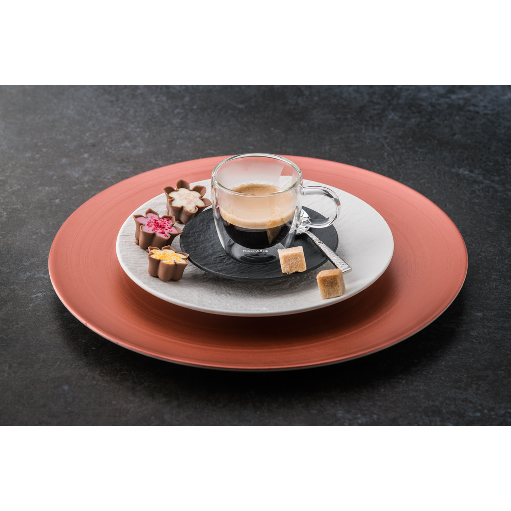 Villeroy & Boch Copper Glow Coupeteller flach 21x21x2,5cm