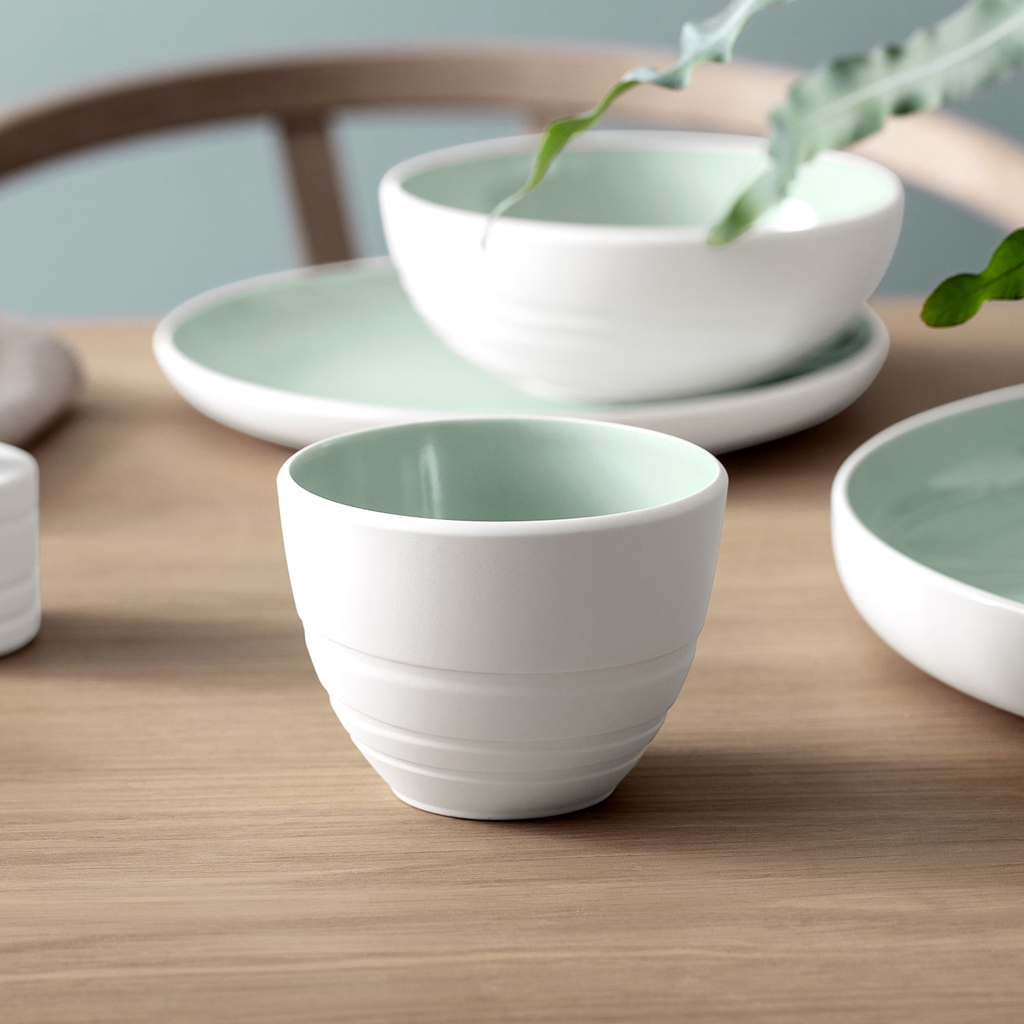 like. by Villeroy & Boch it's my match mineral Becher Leaf 11x8cm