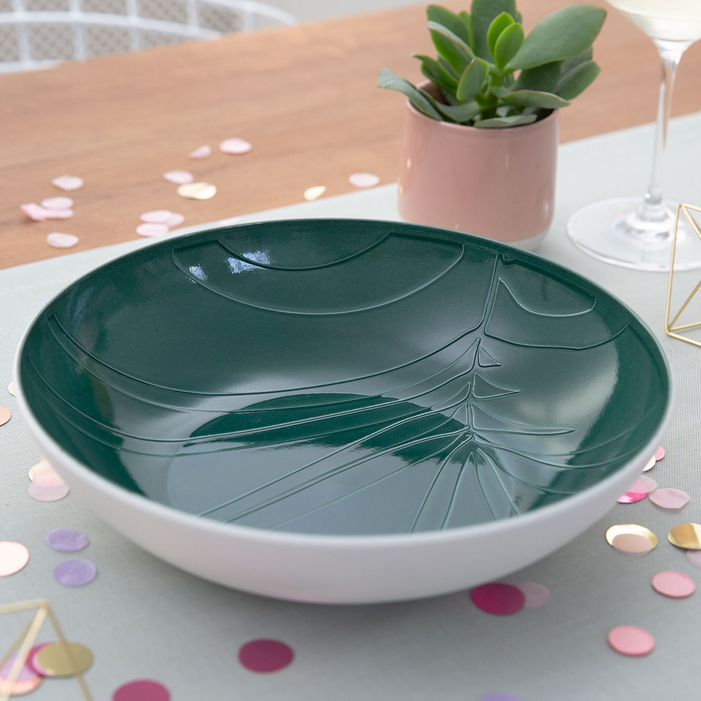 like. by Villeroy & Boch it's my match green Servierschale Leaf 26x6,5cm