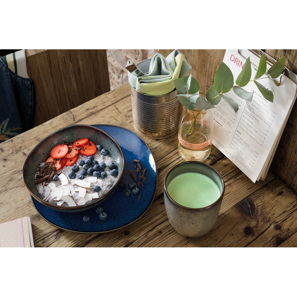 like. by Villeroy & Boch Lave bleu Becher mit Henkel 12,5x9x10,5cm