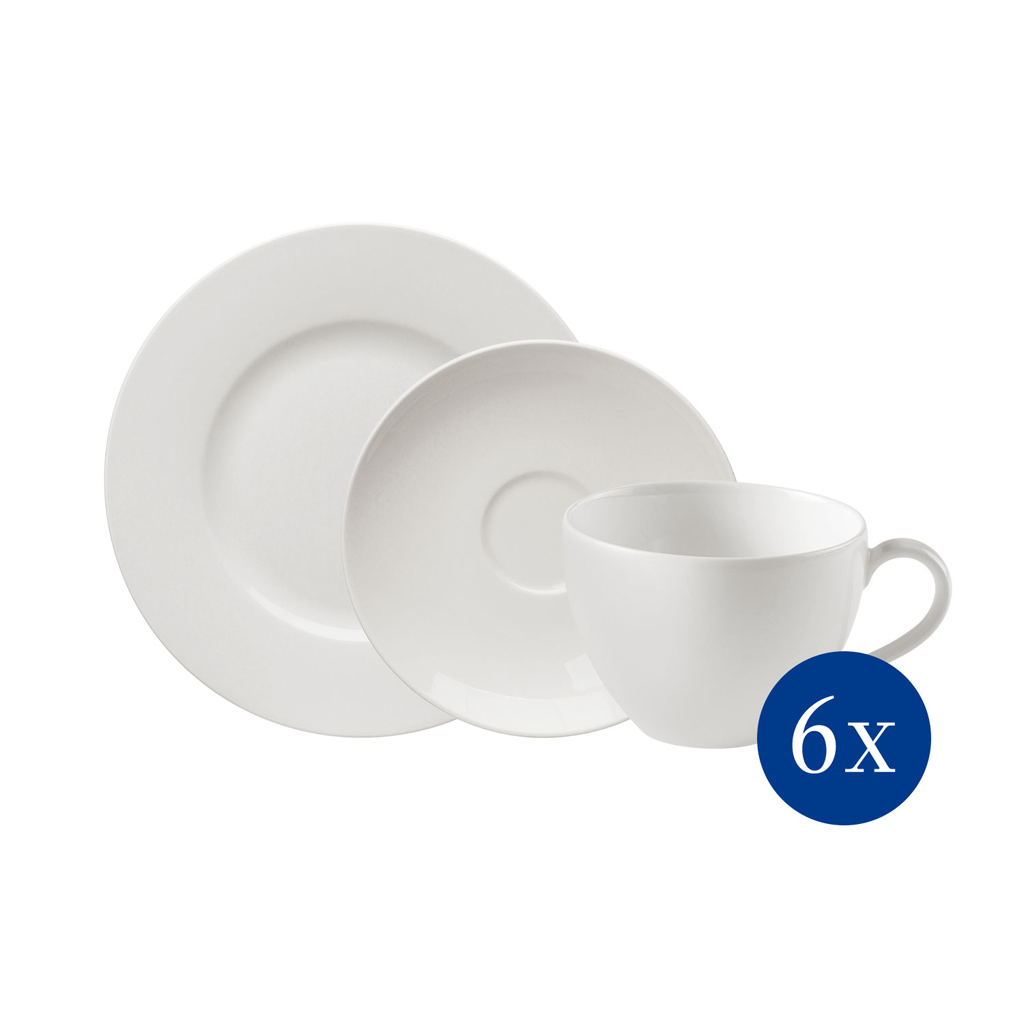 vivo - Villeroy & Boch Group Basic White Kaffee Set 18tlg.