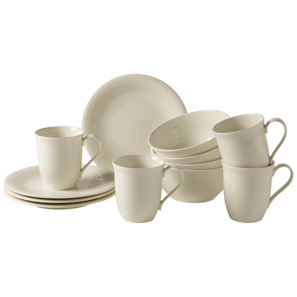 like. by Villeroy & Boch Color Loop Natural Fruehstuecks Set 12tlg.