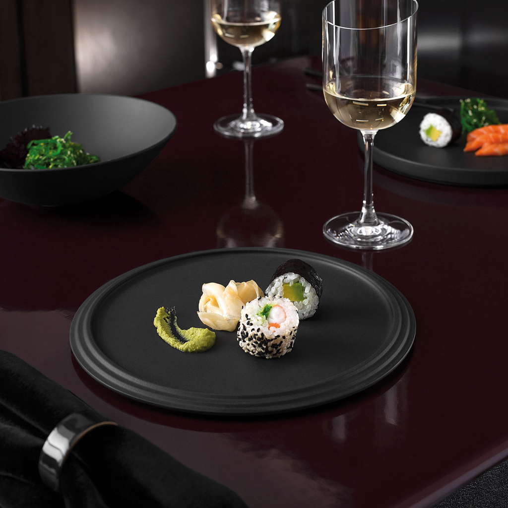 Villeroy & Boch Iconic Servierteller schwarz 24x1cm