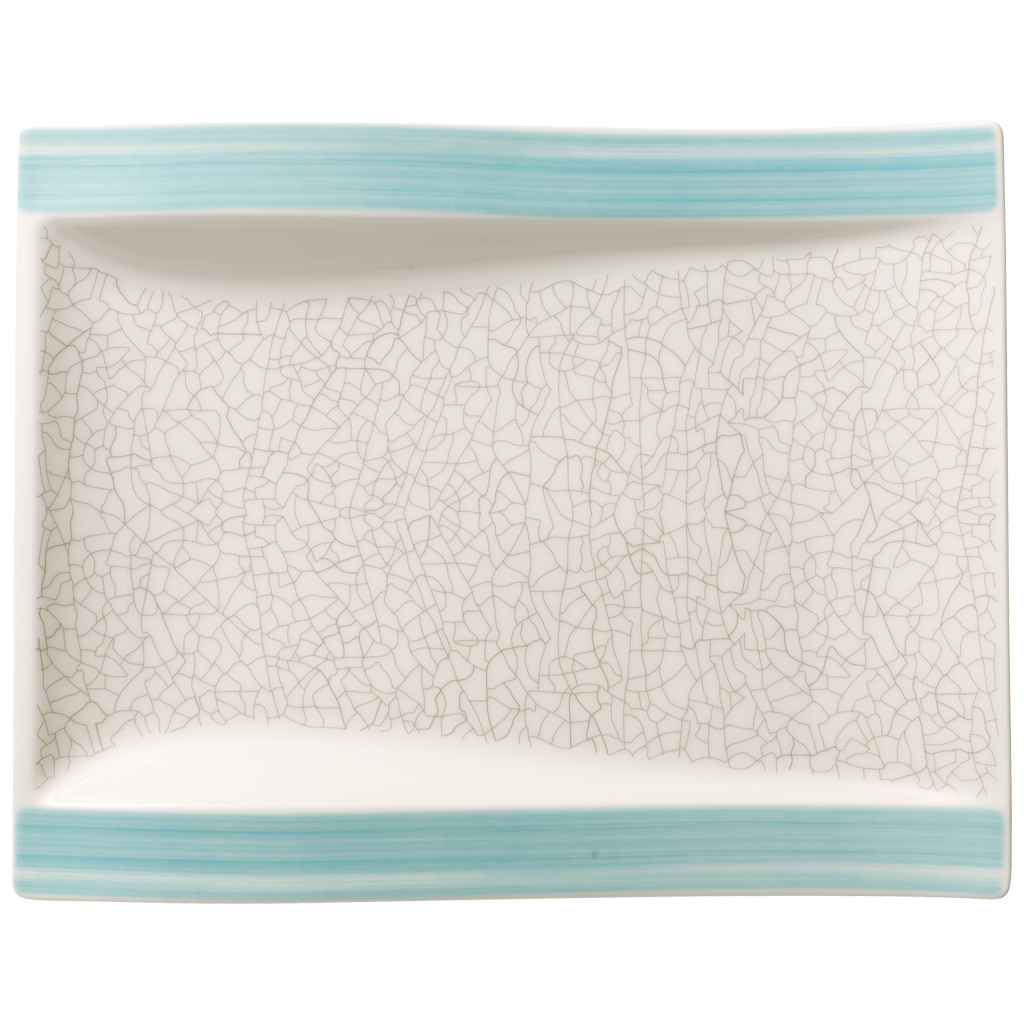 Villeroy & Boch Amarah Aquamarin Teller flach rechteckig 26x20cm