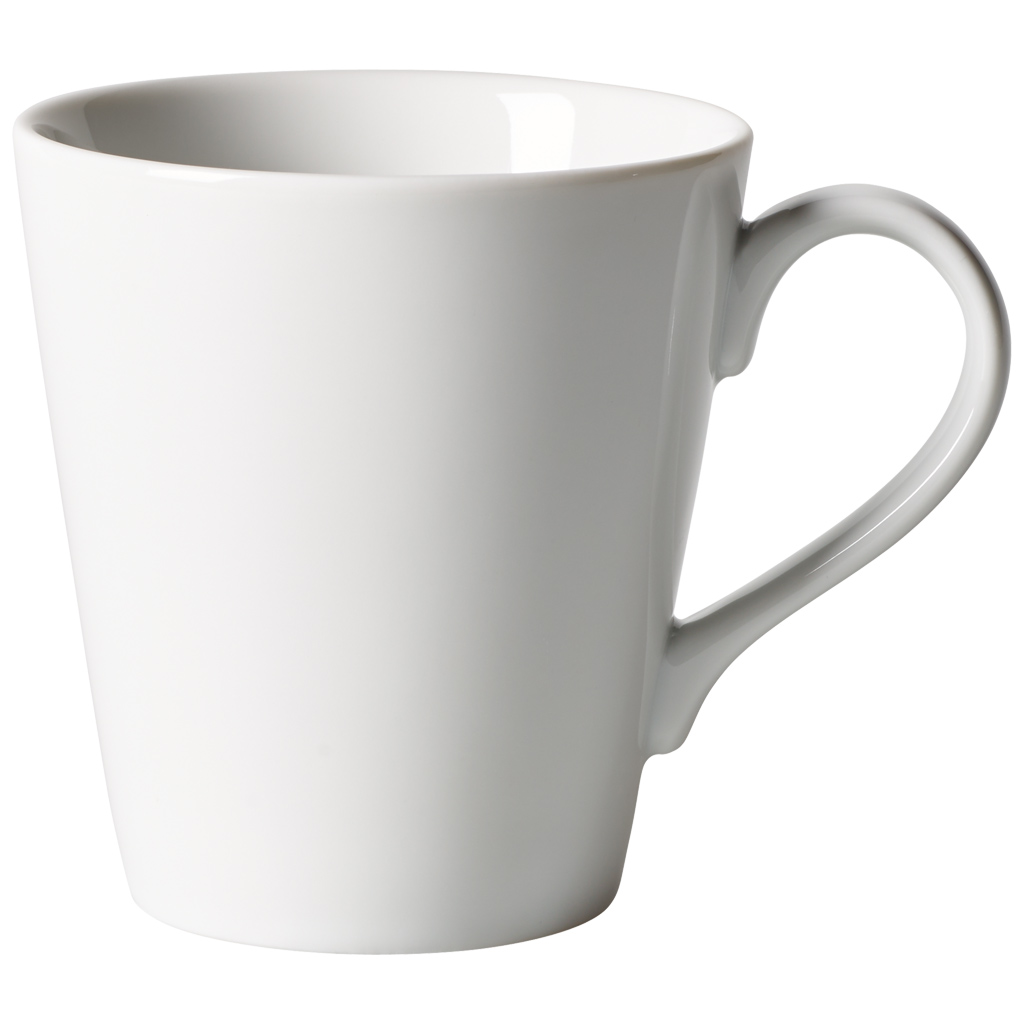 like. by Villeroy & Boch Organic White Becher mit Henkel 12,5x9x10cm