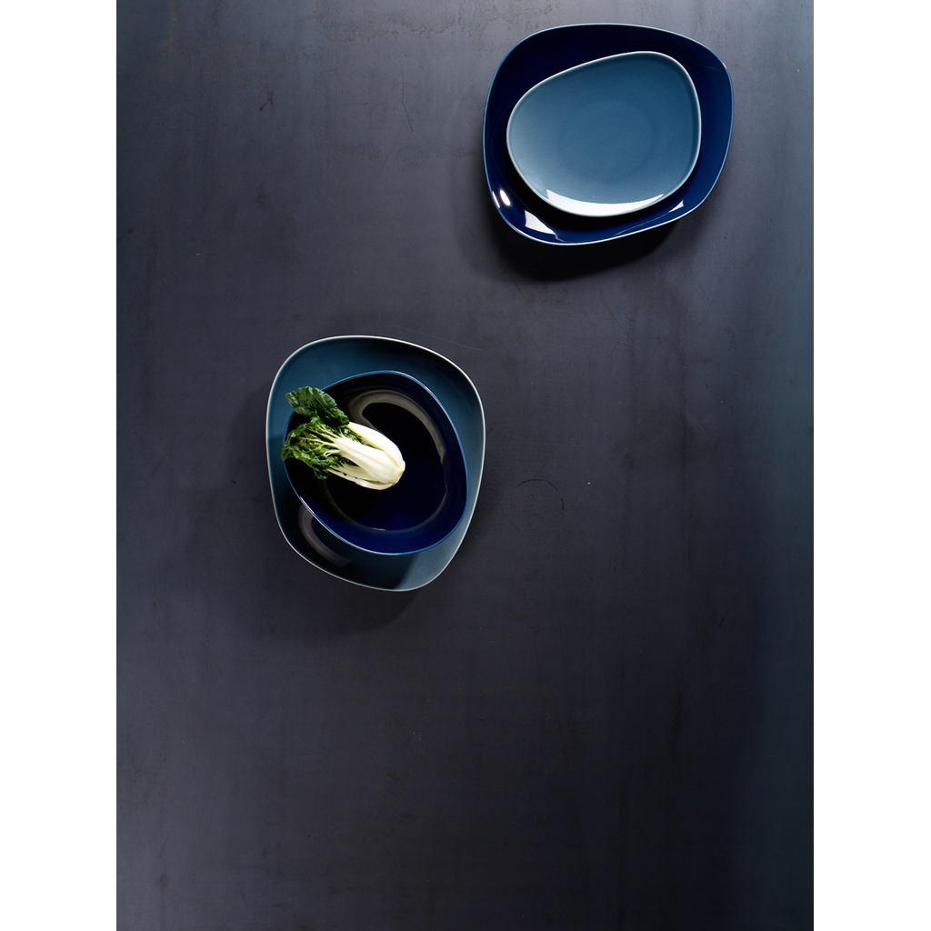 like. by Villeroy & Boch Organic Dark Blue Tiefer Teller 20x18x5,5cm