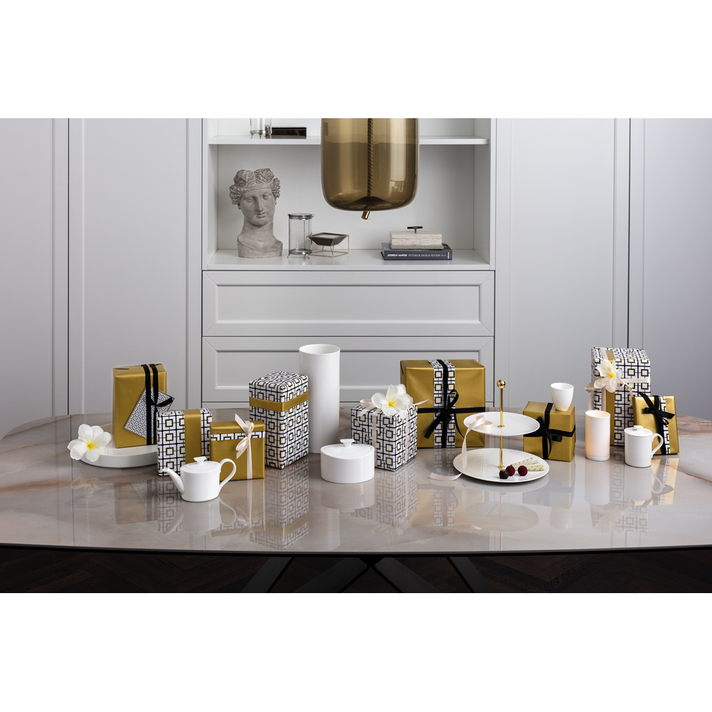 Villeroy & Boch Signature MetroChic blanc Gifts Porzellandose 16x13x10cm