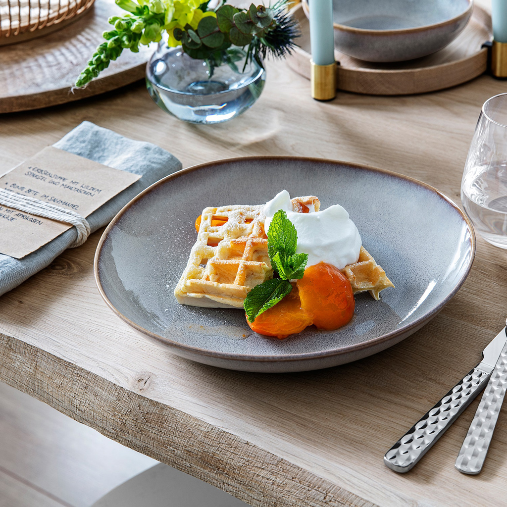 like. by Villeroy & Boch Lave beige Schale flach 28x27x4,3cm