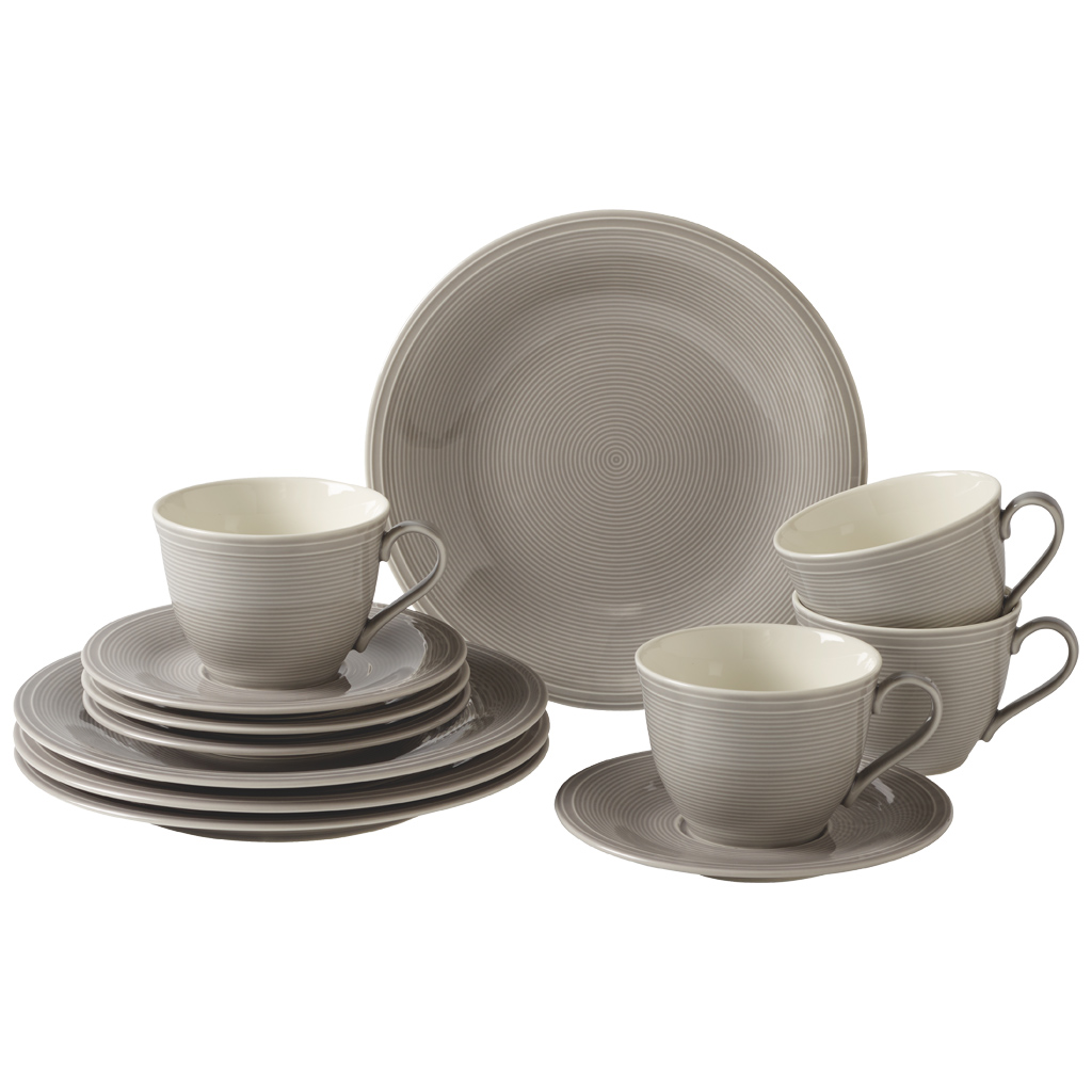 like. by Villeroy & Boch Color Loop Stone Kaffeeset 12tlg.